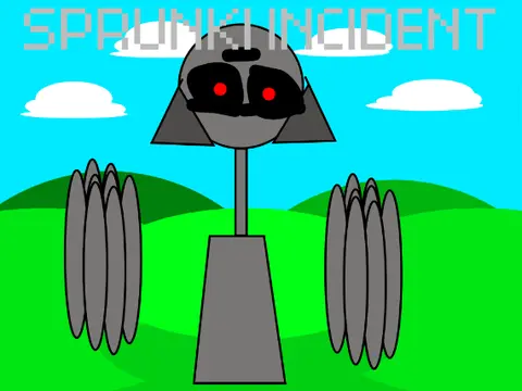 sprunki incident animation video logo with sprunki characters in comedic scenes