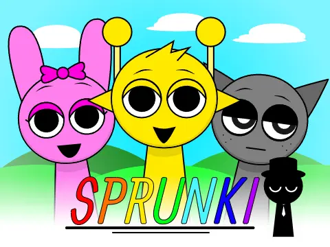 Sprunki Incredibox Black Mod - All Black Characters