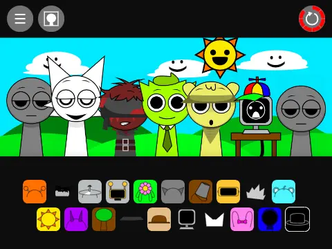 Sprunki Incredibox Bonus Characters logo cover