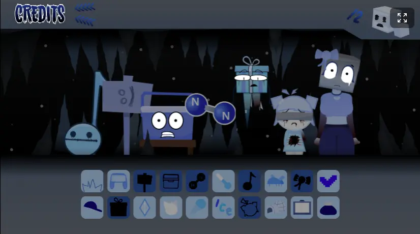 Sprunki Cold as Frost Gameplay - Making Icy Music Sprunki Incredibox Cold as Frost Gameplay Screenshot - Creating Frozen Beats