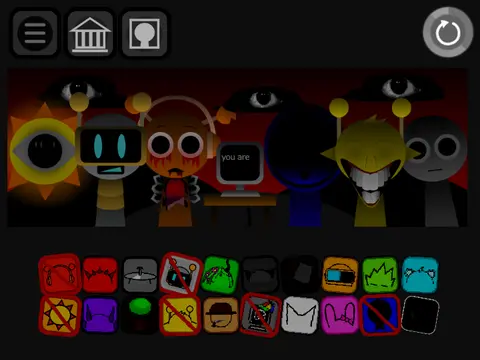 Logo for Sprunki Incredibox Remix V6 - a community challenge mod