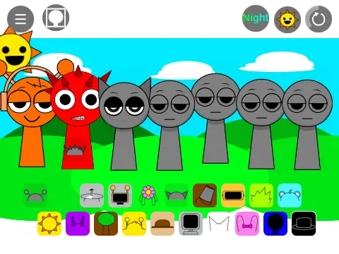 Sprunki Incredibox No Fase 2 Remix Game Cover
