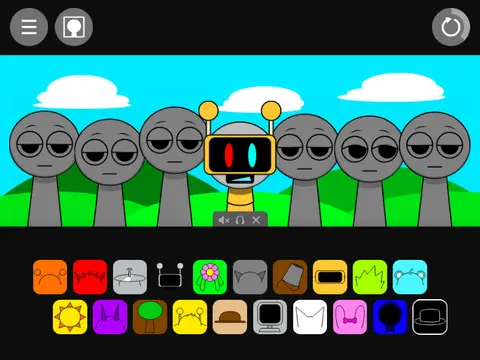 Sprunki Incredibox Remix Game Cover - Dynamic music remix theme