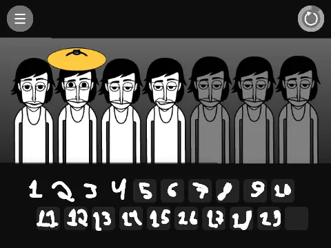 Sprunki Incredibox Template Remix logo featuring the empty template for custom music creation