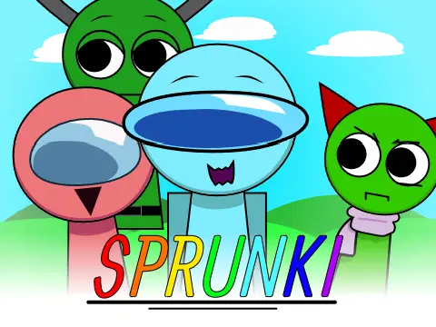 Sprunki Increnibox Amonguscolors Mod Remix Remix gameplay with Among Us color themes