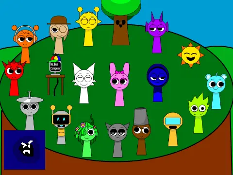 Play Sprunki Individuals Remix - a fan edit customization game