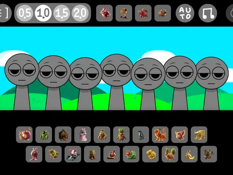 Official logo for Sprunki Italian Brainrot 4 - a chaotic Sprunki variation