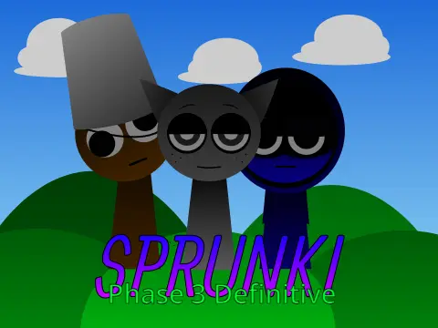 Official logo for Sprunki Italian Brainrot Phase 3 Definitive Edition