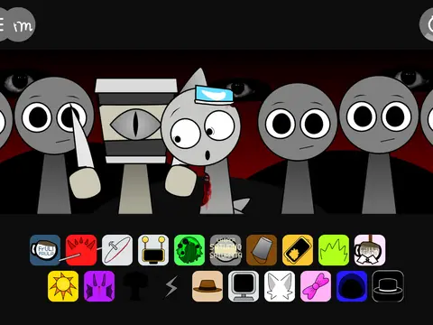 Official logo for Sprunki Italian Brainrot Scratch Port 2.0 game