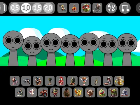 Official logo for Sprunki Italian Brainrot V2 game