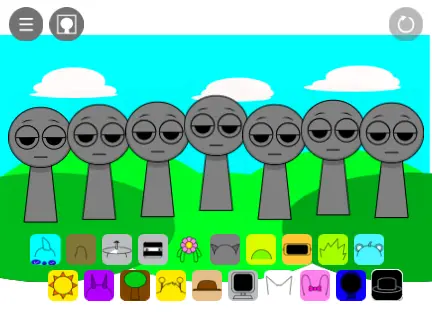 Official Sprunki Italian Brainrot V3 character logo artwork