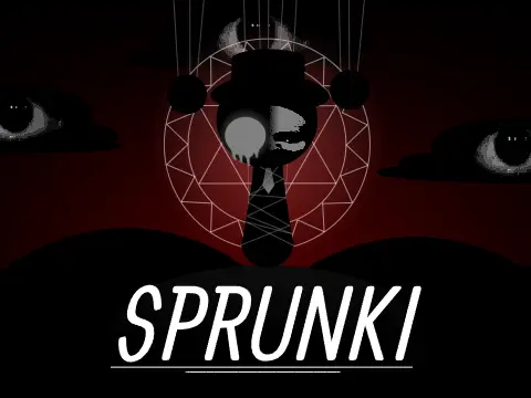 Sprunki Jevin Treatment Game Logo featuring medical-themed Sprunki characters
