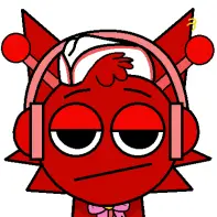 Sprunki Ketchup Game Logo - Red and white ketchup-themed characters