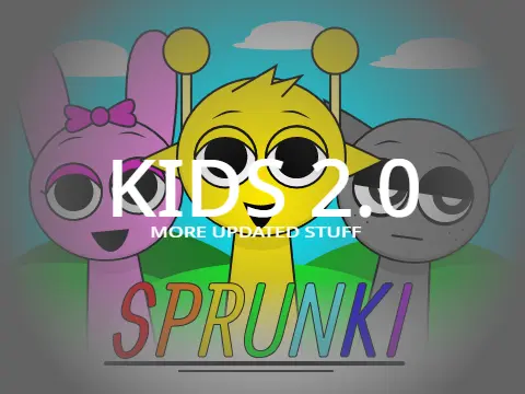 Sprunki Kids 2.0 Game Cover - Colorful characters playing together