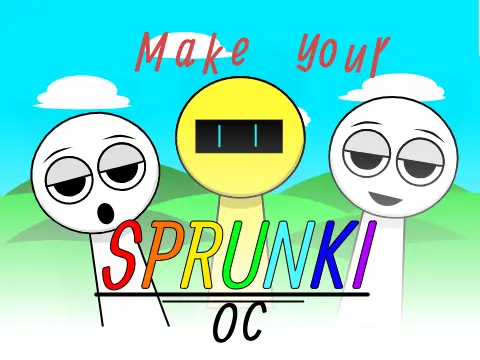 Sprunki Maker Remix 11 Official Game Cover - Horror Retake Edition