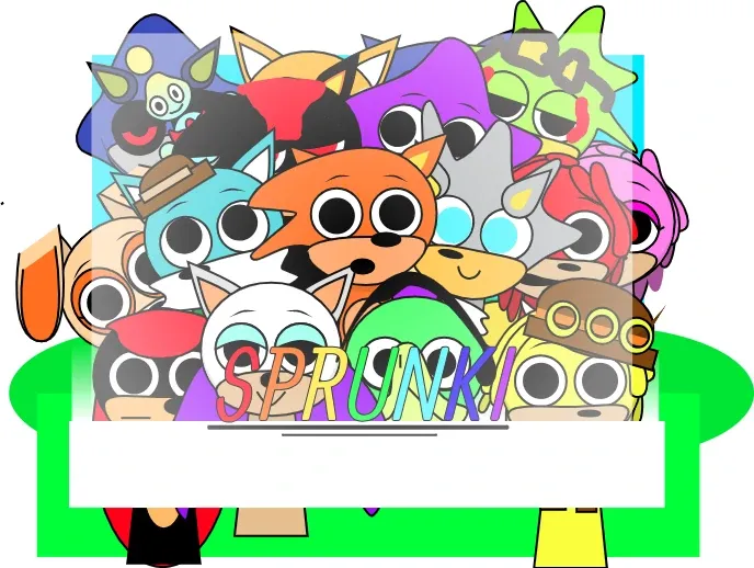 Sprunki Many Character Game Logo - Create Unlimited Fan Characters