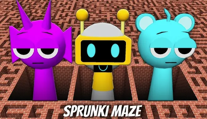 Sprunki Maze Gameplay Preview Sprunki Maze Gameplay Screenshot - Navigating the Puzzle