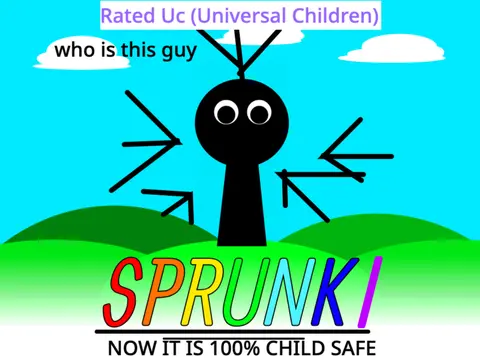 Sprunki Meets Guidelines Now Official Game Logo