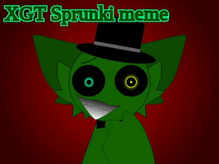 Sprunki Meme XGT UWU game cover combining meme and emotional themes