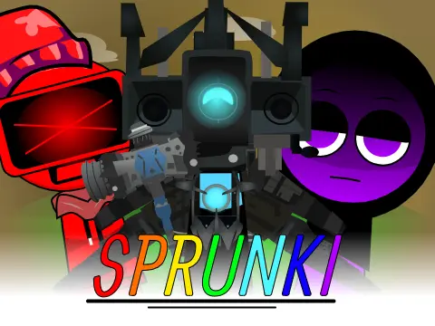 Sprunki Meteor Mod Final Update Game Logo