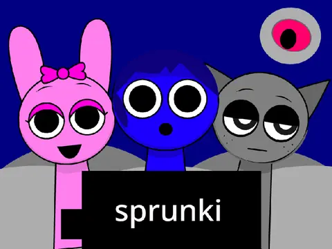 Sprunki Midnight - Dark Rhythm Music Game | Gosprunki.net