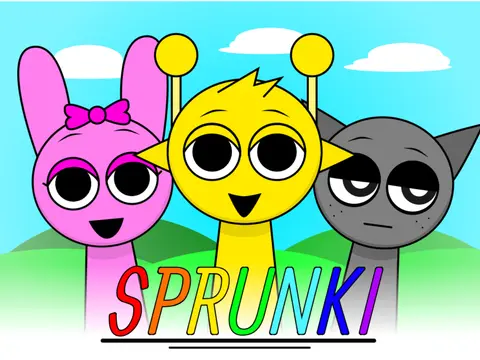 Sprunki Mobile Support gameplay on touchscreen device showing mobile-optimized interface