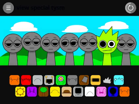 Logo for Sprunki Mod Balld, a uniquely themed Sprunki modification