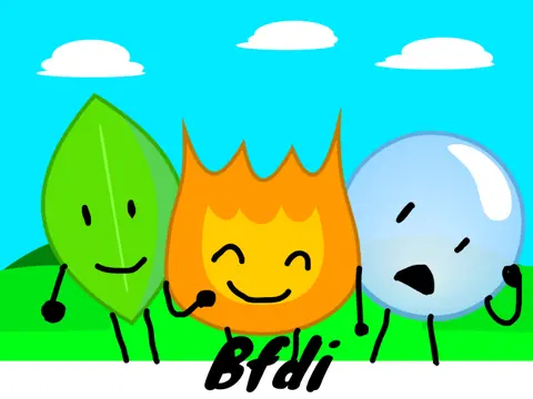 Sprunki Mod BFDI Crossover Game Screenshot