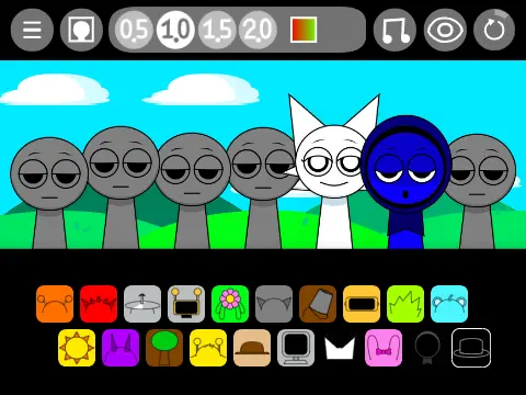Sprunki Modded 1.4 But Better character and logo