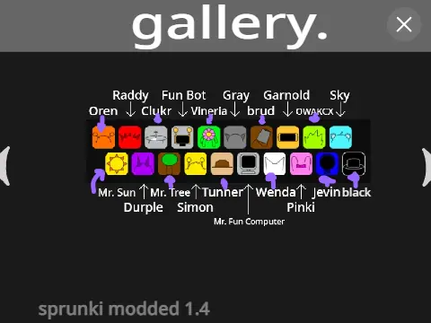 Sprunki Modded 1.4 game featuring new Tunner character animations