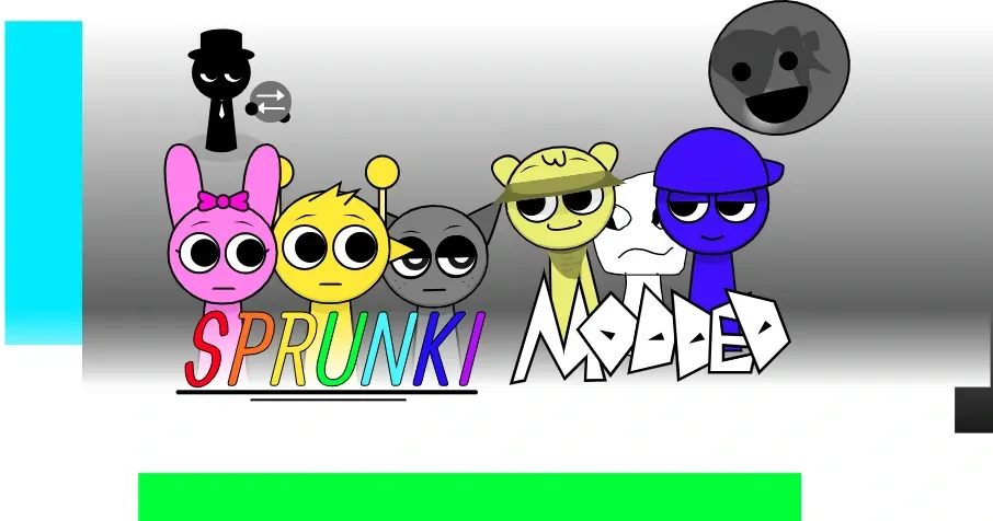 Sprunki Modded 3 Game Cover - Featuring Enhanced Characters and Visuals