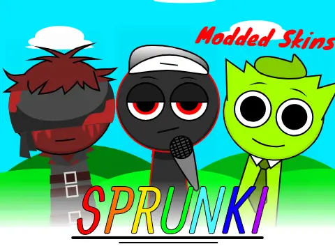 Sprunki Modded Skins Logo - Custom Character Designs
