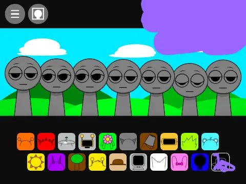 Official logo for Sprunki Modded Stupidity Remix game featuring crazy sprunki characters