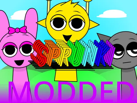 Sprunki Modded V5 Logo Cover