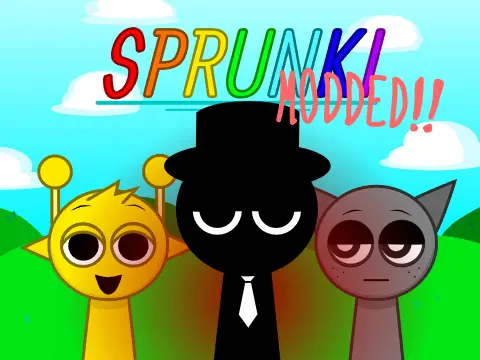 Official Sprunki Modded Version 1.5 Original Game Cover Art