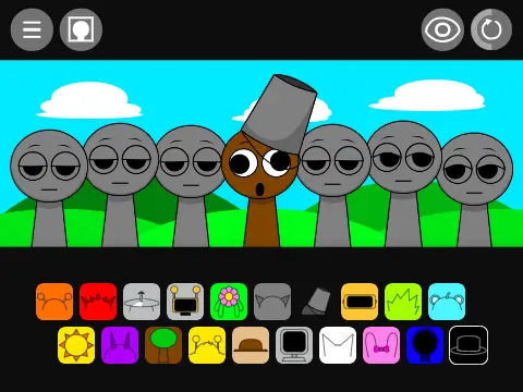 Sprunki Modded with 1 Second of Baldi