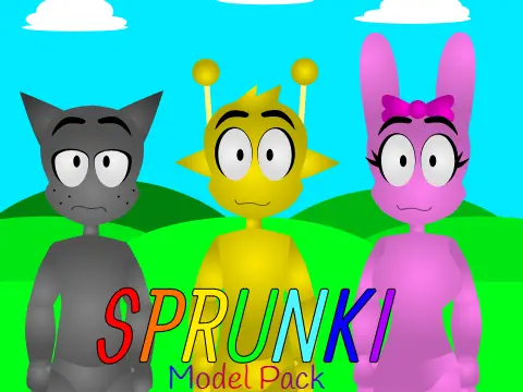 Sprunki Model Pack Logo - Custom Characters for Sprunki Games