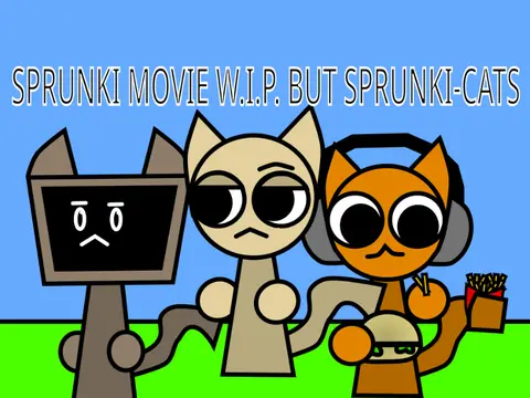 Sprunki movie featuring Sprunkicats characters logo