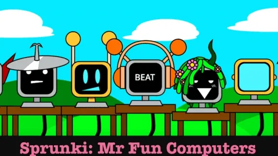 Sprunki Mr Fun Computers Game Logo