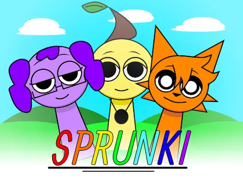 Sprunki MrWolf Edition reskinned characters music game