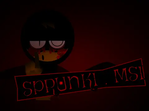 Sprunki.msi Fixed game logo featuring the iconic character