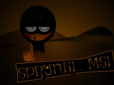 Official Sprunki MSI Phase 1.5 character and logo