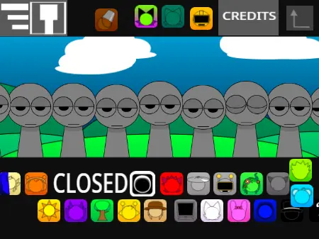 Sprunki MSI Pyramixed 0.9 game cover featuring iconic characters