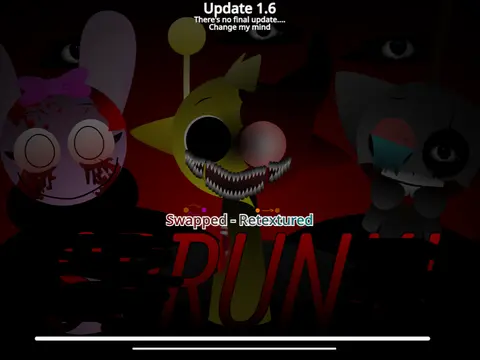 Sprunki MSI Swap Retextured game logo featuring swapped character designs