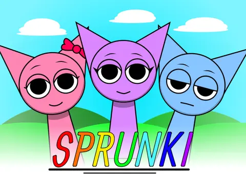 Showcase of original Sprunki characters (OCs) including fan favorites