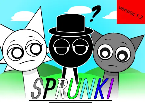 Sprunki New Update 2025 Official Logo - Remastered Characters and Horror Mods