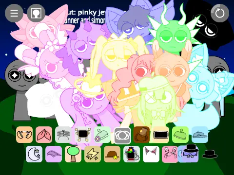 sprunki night time modded new remix