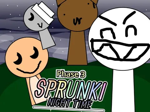 Sprunki Night Time Phase 3 Edited Game Cover