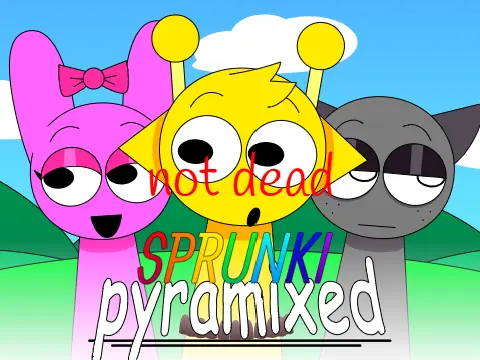 Sprunki Not Dead Pyramixed Logo