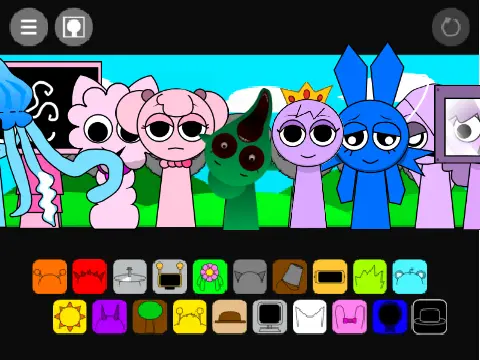 Sprunki OC 14 custom character for Incredibox Sprunki music game